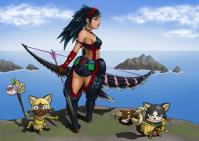 Yukiko on hunt by 9be d6bmghq